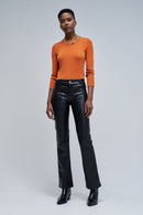 Basic Long Sleeve T-Shirt - Orange