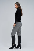 Long Sleeve Turtleneck T-Shirt - Black