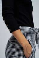 Long Sleeve Turtleneck T-Shirt - Black