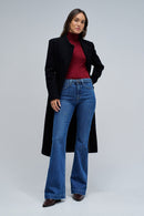 Long Sleeve Turtleneck T-Shirt - Red