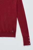 Long Sleeve Turtleneck T-Shirt - Red