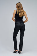 Secret Push In Straight Jean - Black