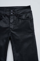 Secret Push In Straight Jean - Black