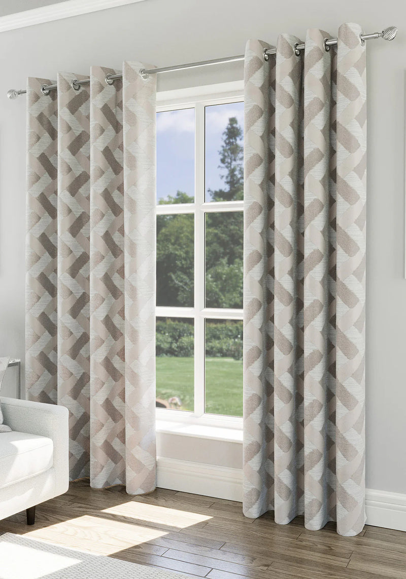 Sutton Readymade Curtains Natural - 90" x 90"