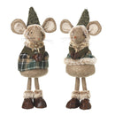 Standing Mouse with Tartan Coat