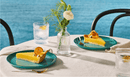 Coupe 22CM Side Plate - Bleu Riviera