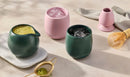 Serenity Stoneware Set of 4 Tumblers - Sugar Pink/Forêt