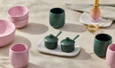 Serenity Set of 2 Condiment Pots with Spoon - Forêt