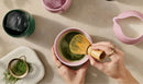 Matcha Whisk & Stoneware Stand - Sugar Pink