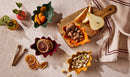Stoneware Set of 4 Mini Leaf Dishes