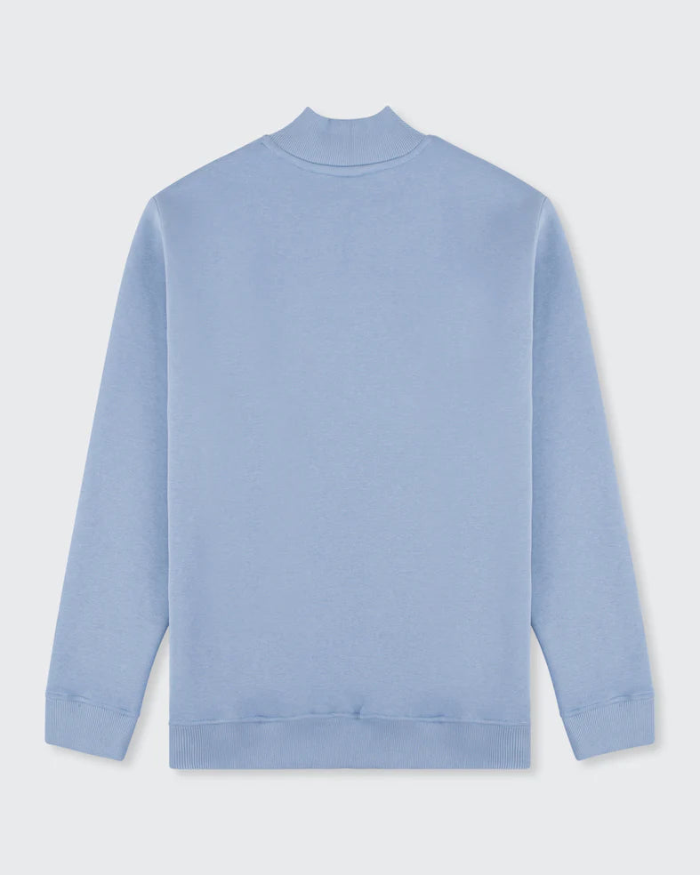 Zach 1/4 Zip Sweatshirt - Powder Blue