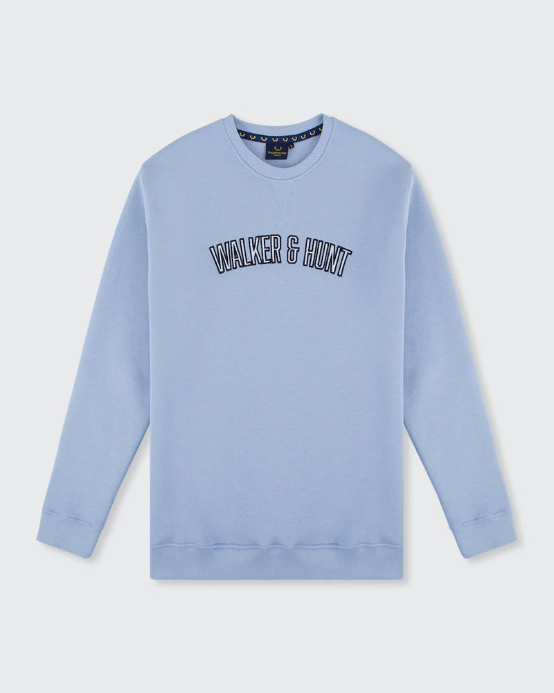 Applique Sweatshirt - Powder Blue