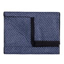 Herringbone Scarf - Blue