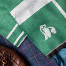 Check Scarf - Green and grey