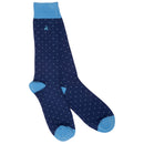Spotted Socks - Sky Blue