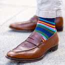 Stripe Socks - Navy