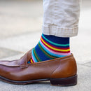 Stripe Socks - Navy