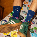 Outer Space Socks - Navy