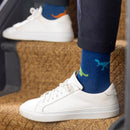 Dinosaur Socks - Orange