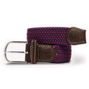 Swole Panda Zigzag Belt - Blue/red