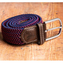 Swole Panda Zigzag Belt - Blue/red