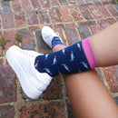 Shark Sock - Pink