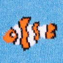 Clown Fish Sock - Blue