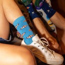 Clown Fish Sock - Blue