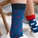 Lobster Socks - Blue