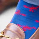 Lobster Socks - Blue
