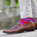 Multi Stripe Socks - Red Stripe
