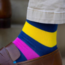 Neon Stripe Socks - Multicolour