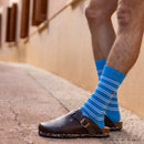 Striped Socks - Light Blue