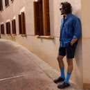 Striped Socks - Light Blue