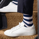 Striped Socks - Navy/yellow/blue