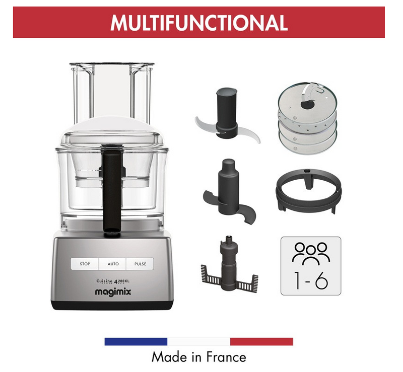 4200XL Food Processor Satin Chrome