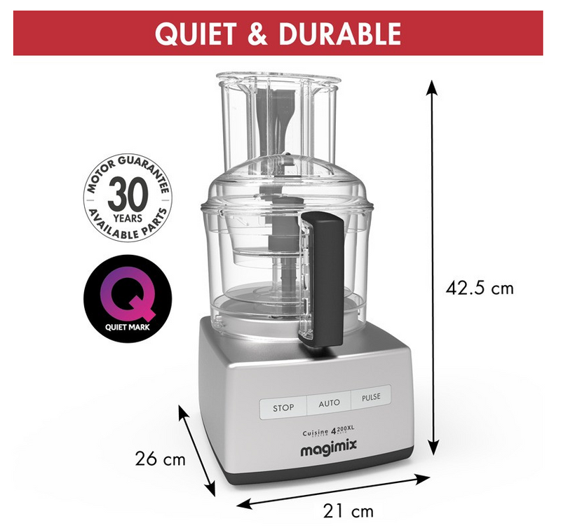 4200XL Food Processor Satin Chrome