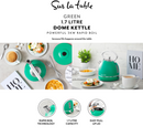 Colour Me Happy 1.7L Dome Kettle - Matt Green