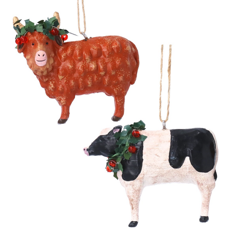 Resin Cow Decoration