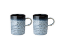 Halo Set of 2 Ridged Mugs