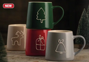 Christmas Doodles Mug Set of 4