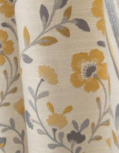 Riley Readymade Eyelet Curtains - Buttercup Yellow