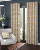 Riley Readymade Eyelet Curtains - Buttercup Yellow