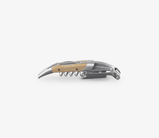 Premium Waiter's Corkscrew with Oak Wood Handle