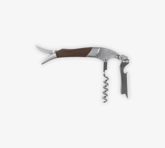 Premium Waiter's Corkscrew with Black Walnut Wood Handle