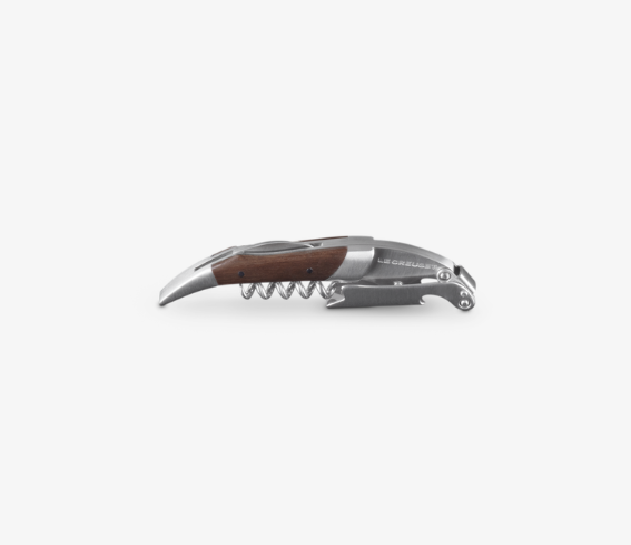 Premium Waiter's Corkscrew with Black Walnut Wood Handle
