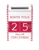 Christmas Countdown Cube 16x23cm