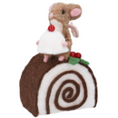 Mouse on Chocolate Roll
