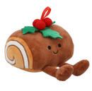 13cm Plush Happy Yule Log