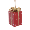 Wooden Gift Decoration - Red